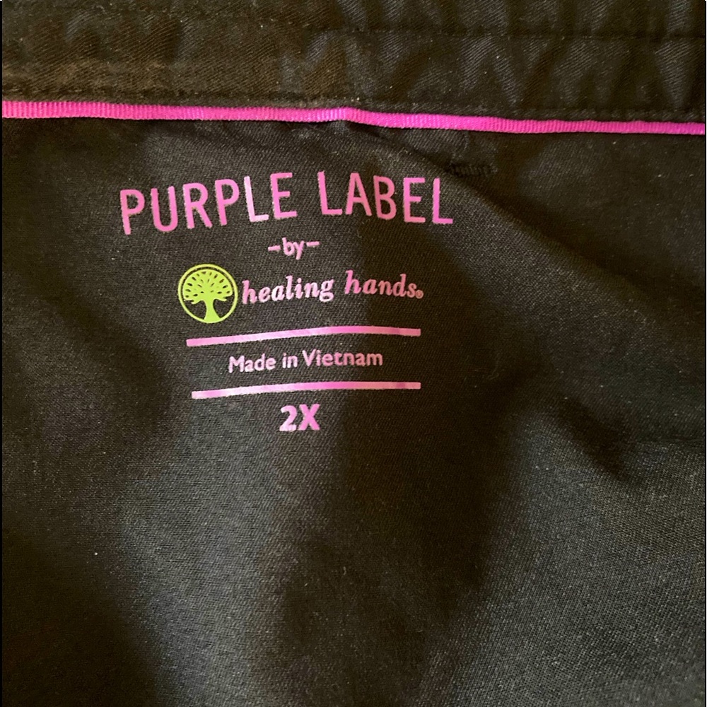 **Sold**Plus size black scrub bottoms